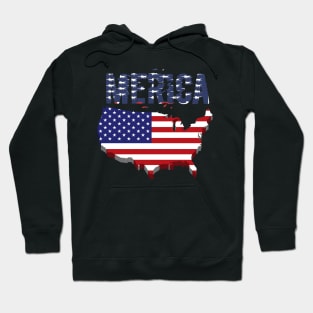 4 of July usa flags  independence day America Hoodie